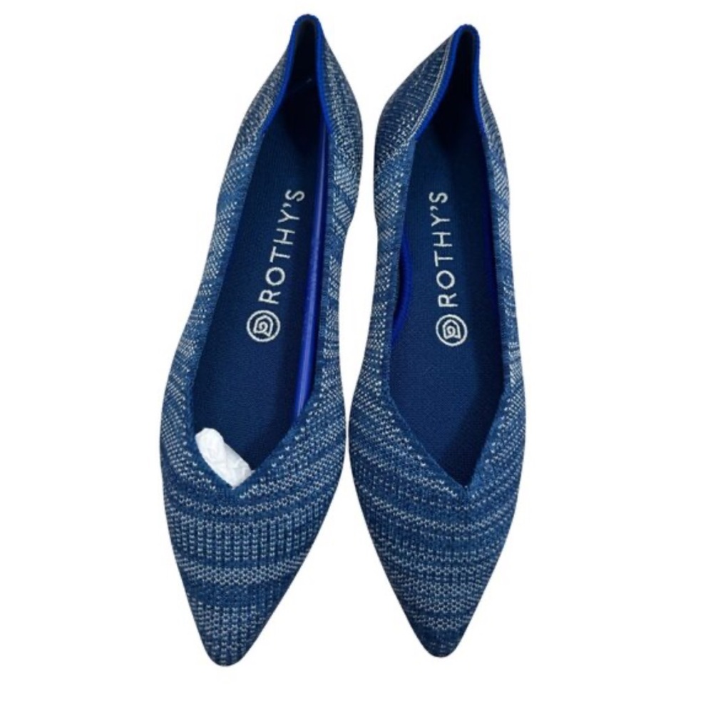 Rothy’s the point indigo heather flats - Picture 11 of 11